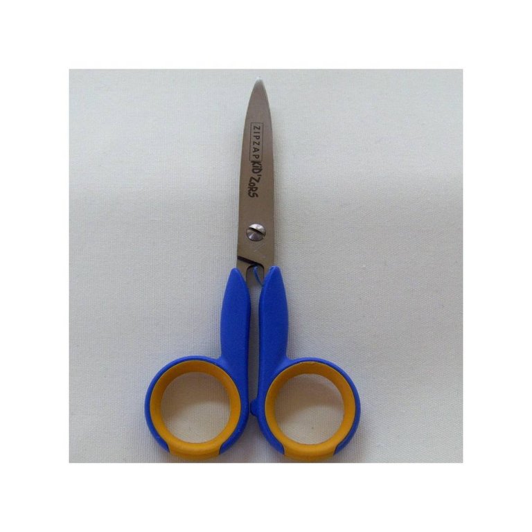Kinderschere blau-gelb 13 cm
