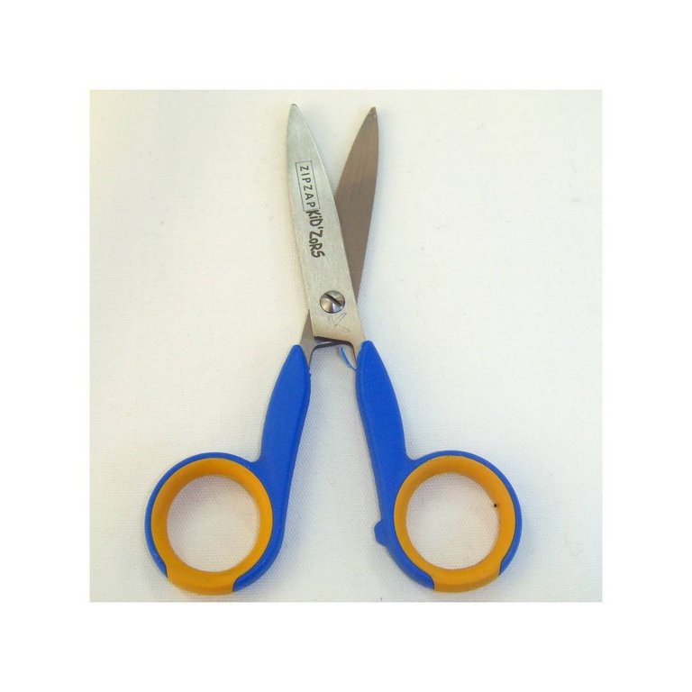 Kinderschere blau-gelb 13 cm